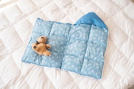 ПУХОВЫЙ КОНВЕРТ ДЛЯ НОВОРОЖДЕННОГО «СЕРЫЙ ГУСЕНОК», 80X42 СМ