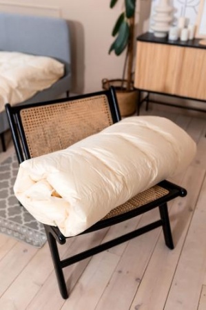 ВСЕСЕЗОННОЕ ПУХОВОЕ ОДЕЯЛО «ПРИДАНОЕ», 150X200 СМ