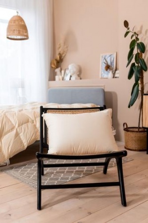 ПУХОВАЯ ПОДУШКА, УПРУГАЯ, «ПРИДАНОЕ», 50X68 СМ